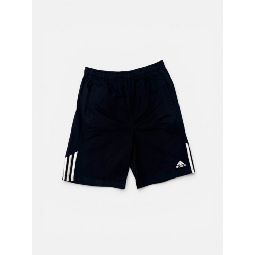 Adidas Essentials Μαύρη Αθλητική Βερμούδα 3-Stripes